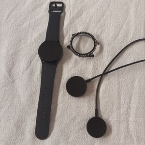 Galaxy watch 6, Samsung Smartwatch with two Chargers, and "gem"face protection